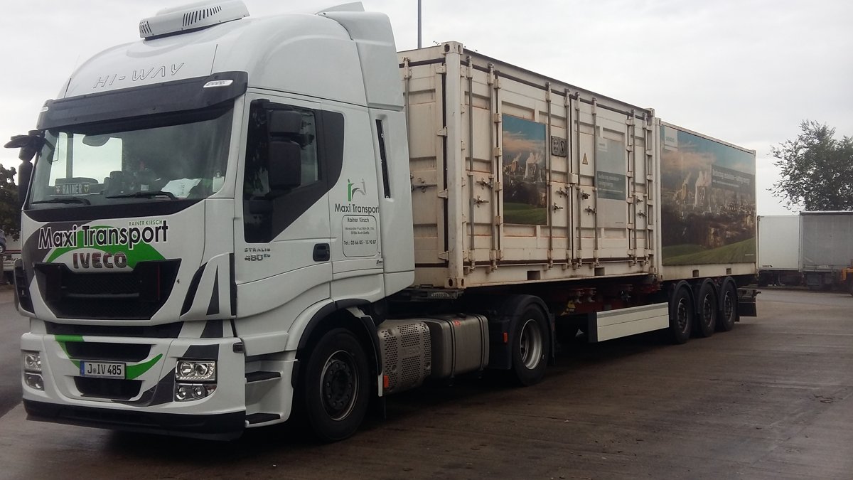 Maxi Transport im Wintereinsatz